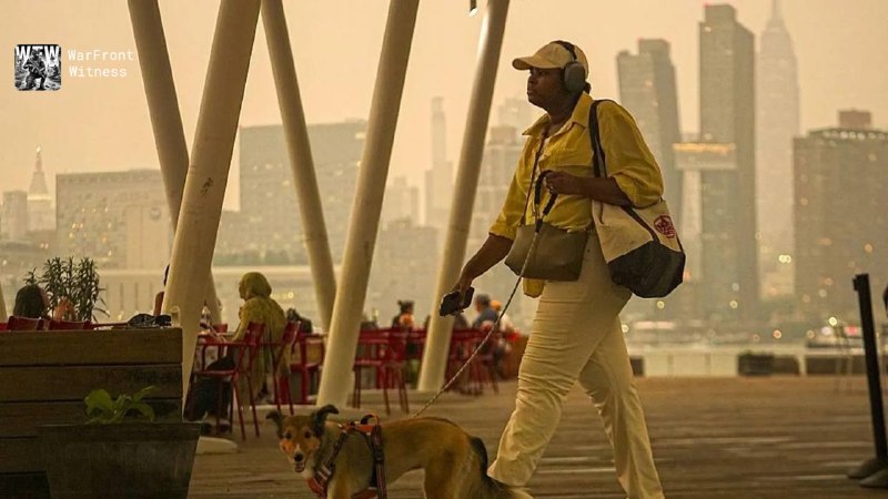 ️🇨🇦🇺🇸 BBC: יותר מ-800 שריפות בוערות כעת ברחבי קנדה, כאשר עשן גורם לאיכות אוויר מבזק: s ברחבי חלקים של א…