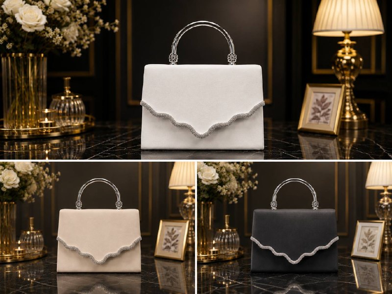 عمده فروشی تک(کیف وکوله ارزان): کد۳۳۰ کیف شب جنس خاویاری قیمت۶۹۰