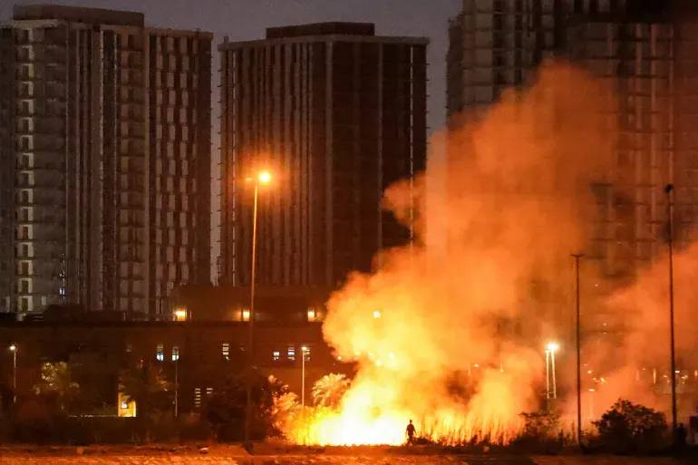 קולות של פיצוצים הרעידו את מרכז בגדד כטב"מ הופל ליד האזור הירוק