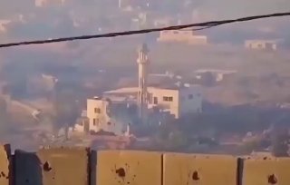 הרס מסגד בדרום לבנון