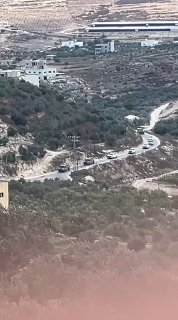 כוח צבא כיבוש, מלווה במתנחלים, מסתער על הכפר מרקה, דרומית מערבית לג'נין.