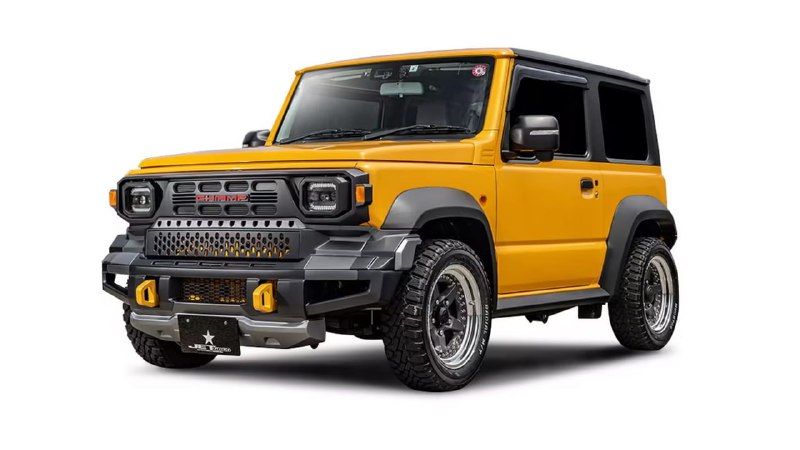Suzuki Jimny получил тюнинг-комплект в стиле Toyota Hilux Champ 2