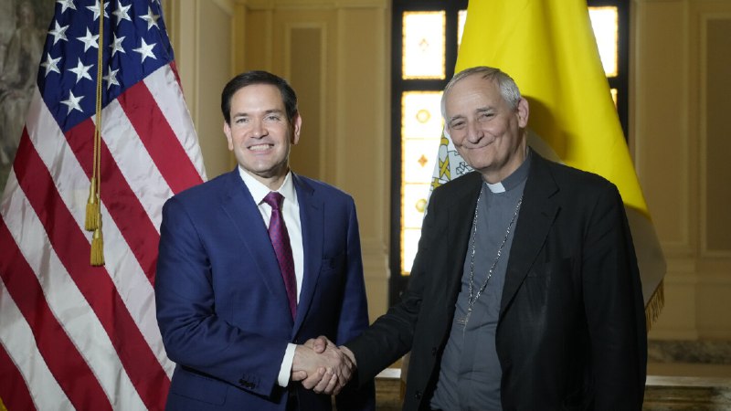 Vatican could be a venue for Russia-Ukraine talks, Rubio says, after pope renews an offer to help