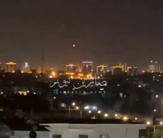 רגע ההתקפה הישירה על בסיס הכיבוש האמריקאי בארביל, צפון עיראק