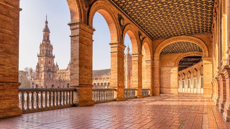 Welcome to planet Naboo!Plaza de España, Seville, Spain (© Horia Merla/Getty Images)