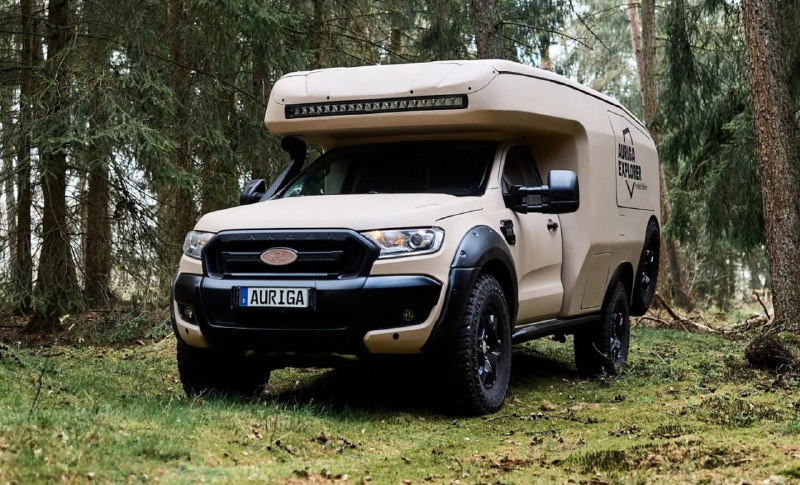 Ford Ranger превратили в автодом с душем и кухней