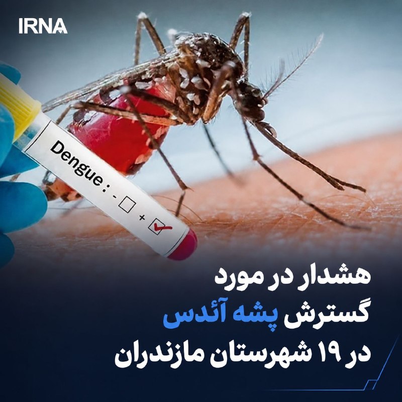 אזהרה מפני התפשטות יתוש Aedes ב-19 ערים של מאזנדראן