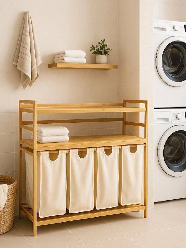 Этажерка в ванную порядок и эстетика Она идеально вписывается в эко-интерьер и выглядит как полноценная мебель, а не просто утилитарный предмет. Пр... - изображение 3 - порядок, telegram, view