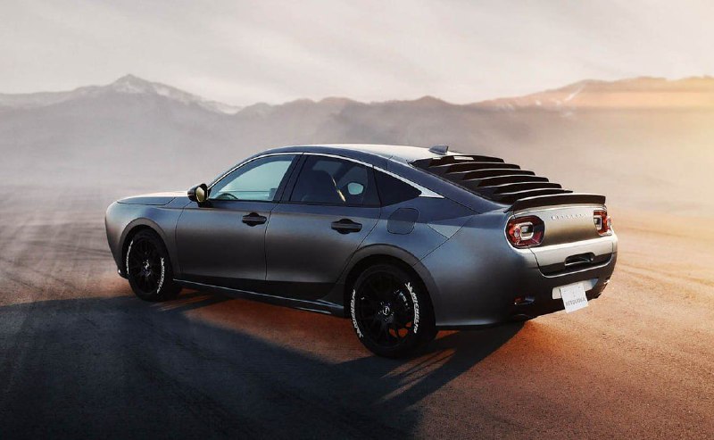 Японская Mitsuoka превратила Honda Civic в «американский маслкар» в стиле Dodge Challenger 4