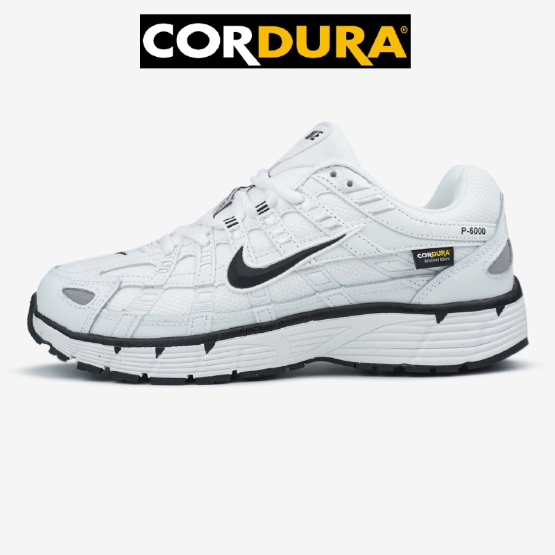 Nike Nike P-6000 White Black Swoosh Cordura, фото 2