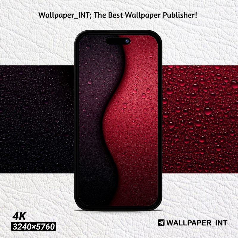 Wallpaper | والپیپر | Обои: #Layers #Texture #Drops #4K@Wallpaper_INT