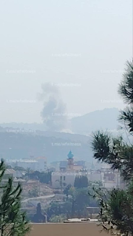🇱🇧🇮🇱 דווח על תקיפה אווירית ישראלית בכפר תבנית, דרום לבנון.
