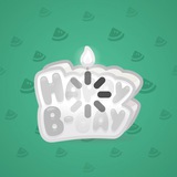 B-Day Candle #4