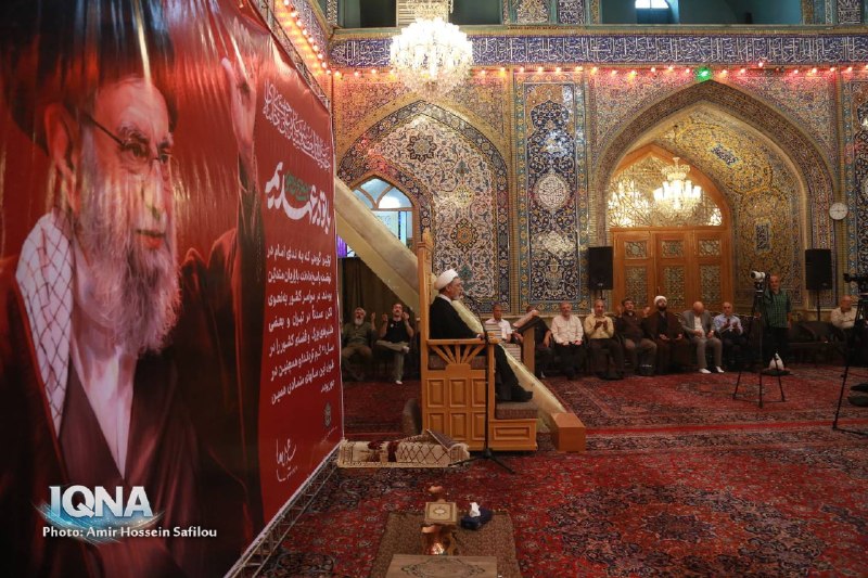 خبرگزاری ایکنا: 📸مراسم چهلمین روز خاکسپاری رهبر شهید در بازار تهرانiqna.ir/00IL25@IqnaNews📸مراسم چهلمین روز خاکسپاری رهبر شهید در بازار