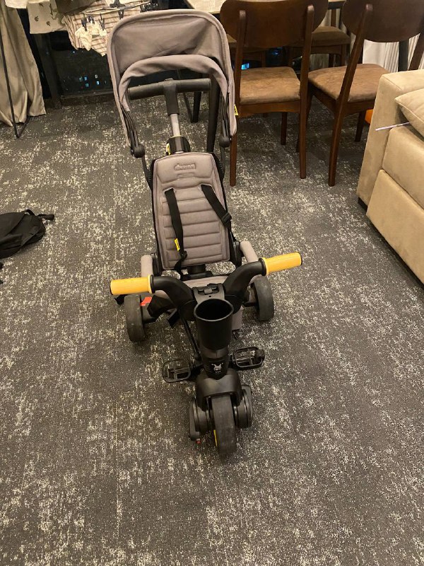 Велосипед детский Doona Liki Trike S5 Grey Hound (с сумкой, подстаканником) самый компактный складно