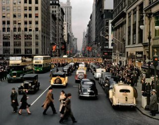 Fifth Avenue. New York, 1942Time Machine | Historical Photo
