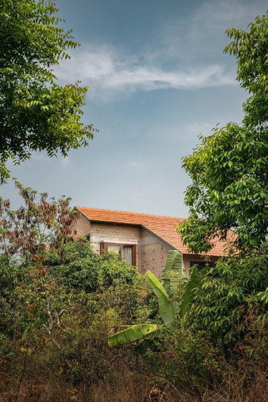 The Saffron Verandah House HabitArt Architecture Studio Chembarasanapalli, India Houses Year 2025 - изображение 6 - saffron, verandah, house