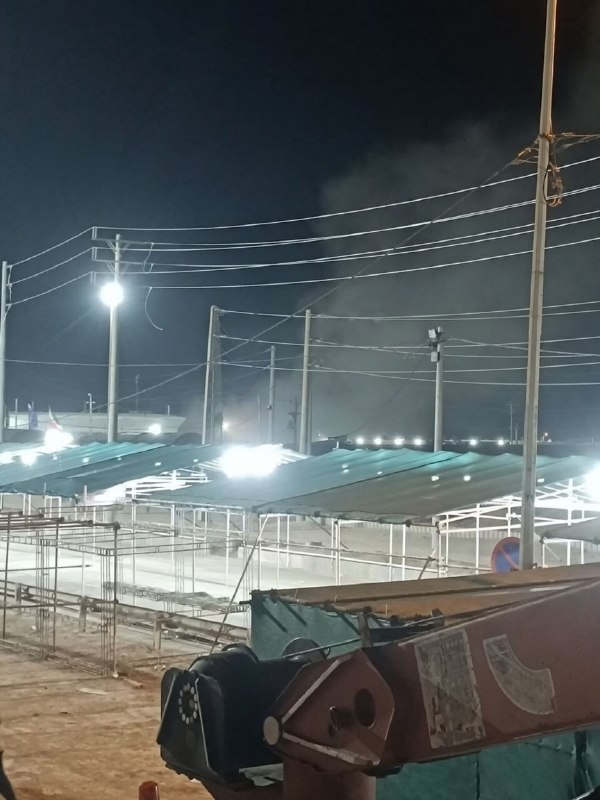 🚨 תמונות ראשוניות של המתקפה הקרקעית על מפקדת משטרת המשטר בגבול שלמח'