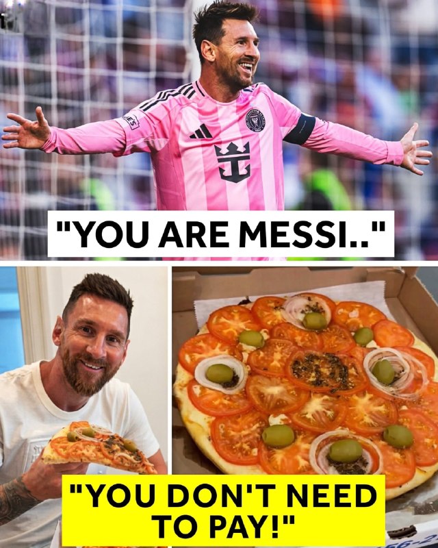 فوتبالی | Footballi.net: 🍕 داستان پیتزا فروش خوش شانس؛ وقتی مسی مشتریاش شد❗️ 🍱 در سال ۲۰۲۳، لیونل مسی از یک رستوران آرژانتینی در میامی به نام «ب