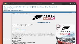Угнать за 60 секундForza Horizon 6 появилась на торрент-трекерах за неделю за официального релиза. «Украсть» игру смогли после того, как разработчики выложили в Steam её незашифрованные файлы общим объёмом более 155 ГБ.При этом официально новая Forza выйде