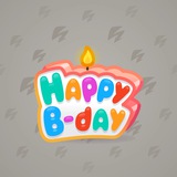 B-Day Candle #165