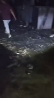 הרס נרחב בעקבות שריפת "קפטריה" על ידי מתנחלים באזור ואדי א-שער בכפר לובאן שבמזרח המדינה, דרומית לשכם.