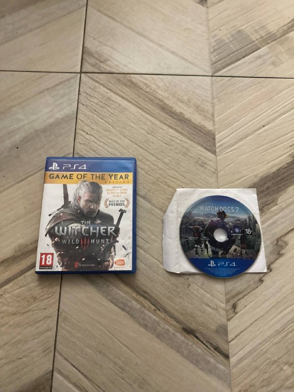 Продам игры на ps4 обе игры полностью на русском в ведьмаке 2 дополнения включены — фото 1