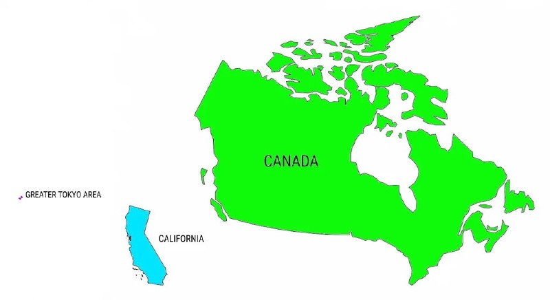 These three places all have about the same population.Did you know? 🎓