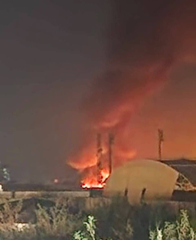—️🇺🇸/🇮🇷/🇮🇶 הבסיס האמריקני בארביל עולה באש לאחר התקפות איראניות