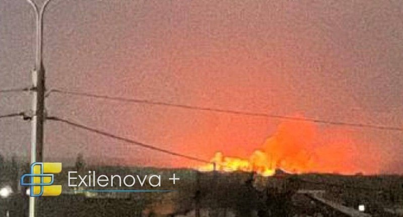 Russian-occupied Luhansk region is reportedly under a large-scale drone attack.