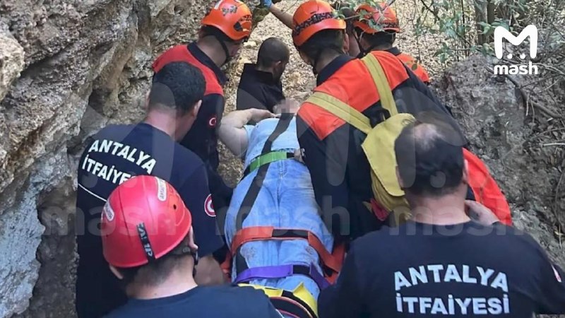 Россиянка после падения у водопада Куршунлу попала в больницу с травмами спины
