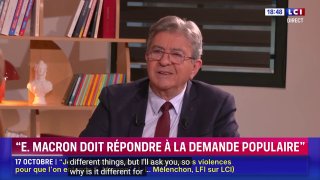 French presidential candidate Jean-Luc Melanchon: