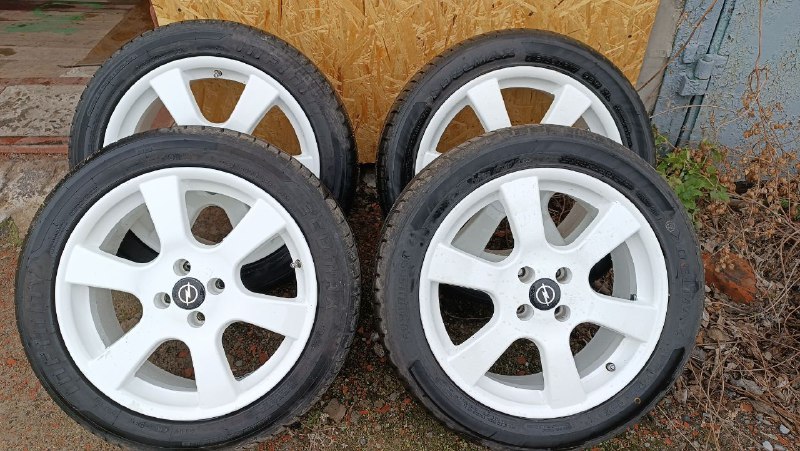 Описание: продам летнюю резину infinity tyres ecomax 215/50 r17 с дисками, 4 колеса в сборе в хороше... - фотография - 1