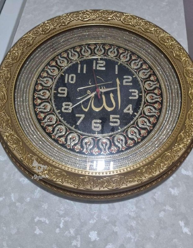 شیپورشمال (لوازم دست دوم.تبلیغ.سرگرمی)👞💼🎸🎁💵👢👜: ساعت. دیواری زیبا طرح قلم کاری و ترمه دورقاب. کارخاص خارجی ۳۵۰۰ ساری