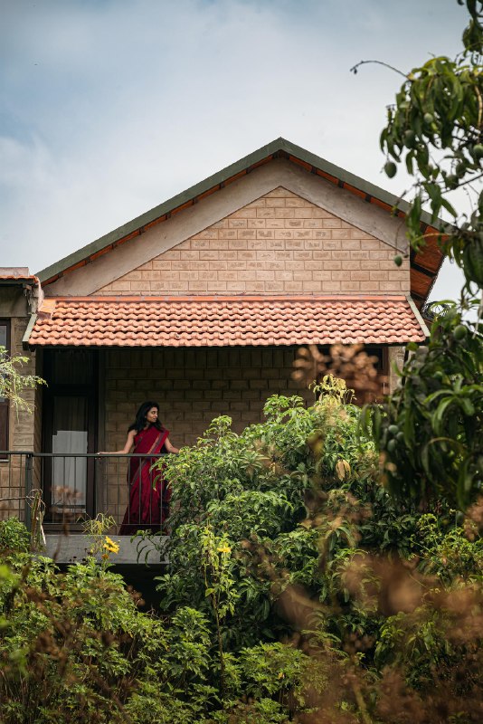 The Saffron Verandah House HabitArt Architecture Studio Chembarasanapalli, India Houses Year 2025 - изображение 2 - saffron, verandah, house