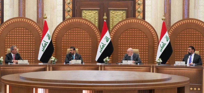 رئيس مجلس القضاء الأعلى القاضي فائق زيدان يحضر اجتماع ائتلاف إدارة الدولة