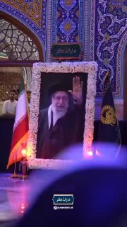 📹 תמונות של נוכחות עולי רגל ליד קברו נוראני של מר שנהרג באיראן לאחר הפתיחה מחדש של אכסדרת דאר אל-דיכר של מ…