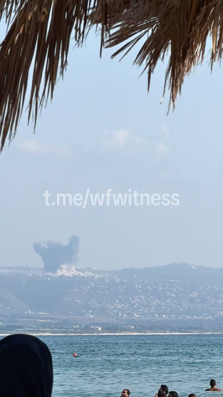 ️🇱🇧🇮🇱 פיצוץ ישראלי מכוון אל העיירה אל מנצורי, דרום לבנון.