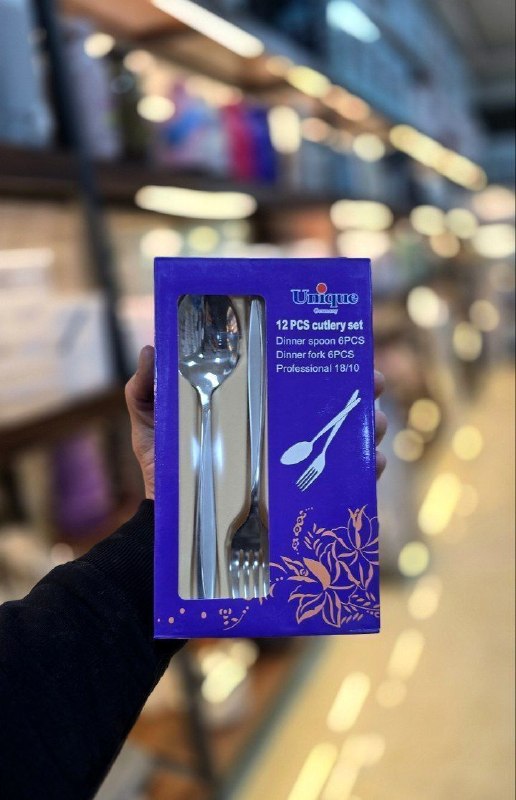 پخش عمده لوازم آشپزخانه آرين (GOSONIC): 🎯 قاشق چنگال یونیک موجود شد♦️ 580 گرم ♦️✅ جنس : استیل نگیر ⚜✅ 6 عدد قاشق + 6 عدد چنگال 💠📦 تعداد در کارتن 12 عدد 📦✅ کیفیت