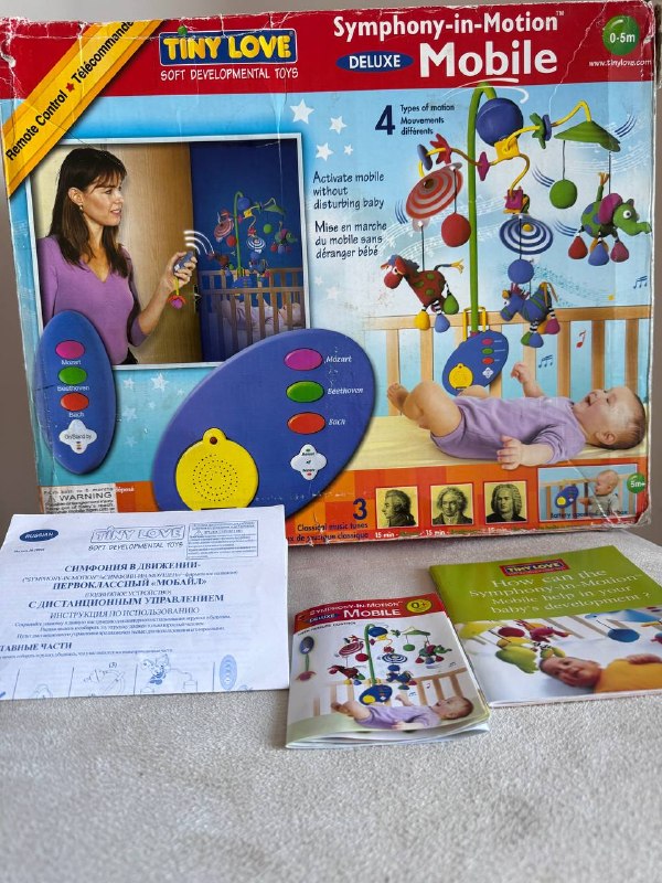 Продаётся музыкальный мобиль для кроватки Tiny Love Symphony-in-Motion Deluxe — отличный вариант для — фото 1