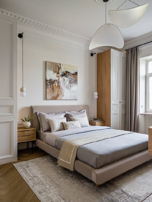 Современная спальня. Какой вариант понравился больше? - Первый - Второй Дизайн и ремонт Please open Telegram to view this post VIEW IN TELEGRAM - изображение 1 - telegram, view, современная