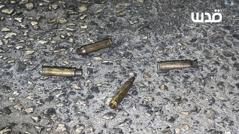 עקבות כדורים שנורו על ידי צבא הכיבוש במהלך הסתערות העיר שכם.