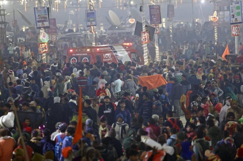 17 Hindus died in a religious ceremony due to overcrowding