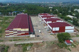 Производственная база с общей площадью 1.05 гектара.