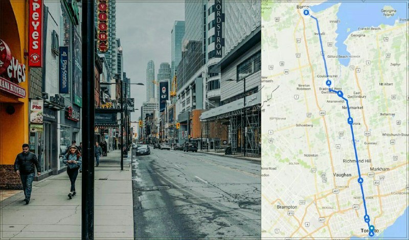 دنیای قدیم(تاریخی نوستالژی): ▪️طولانیترین خیابان دنیا خیابانی موسوم به Yonge در تورنتو کانادا است که 86 کیلومتر طول دارد.طولانى ترين خيابان خاورميان