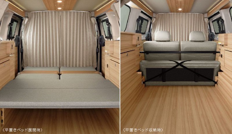 Минивэн Nissan NV200 превратили в дом на колесах 2