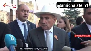 רה"מ ארמניה לא ממש מתלהב מההכרה הישראלית בשואת הארמנים