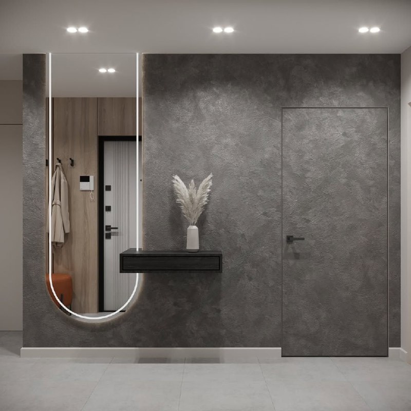 К нам обратились заказчики за разработкой интерьера для части квартиры Перед нами стояла задача создать интерьер в базовых тонах. Кухня-гостиная - ... - изображение 2 - части, квартиры, интерьер