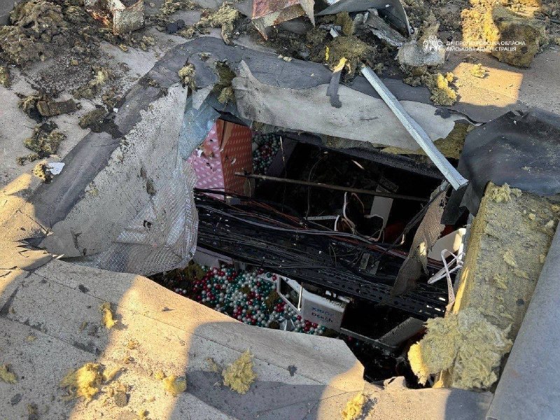 Satellite imagery published by DniproOsint indicates a technical pipeline at Russia's Nizhnekamskneftekhim plant was damaged during a recent attack.