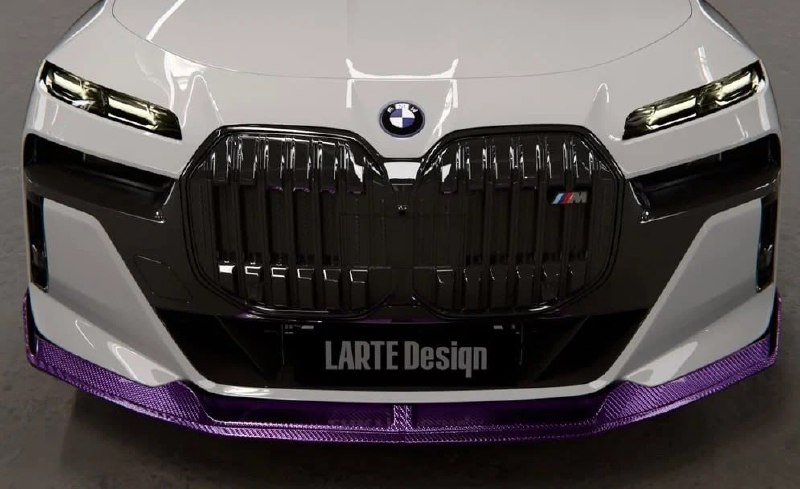 BMW 7-Series нарядили в фиолетовый карбон 3